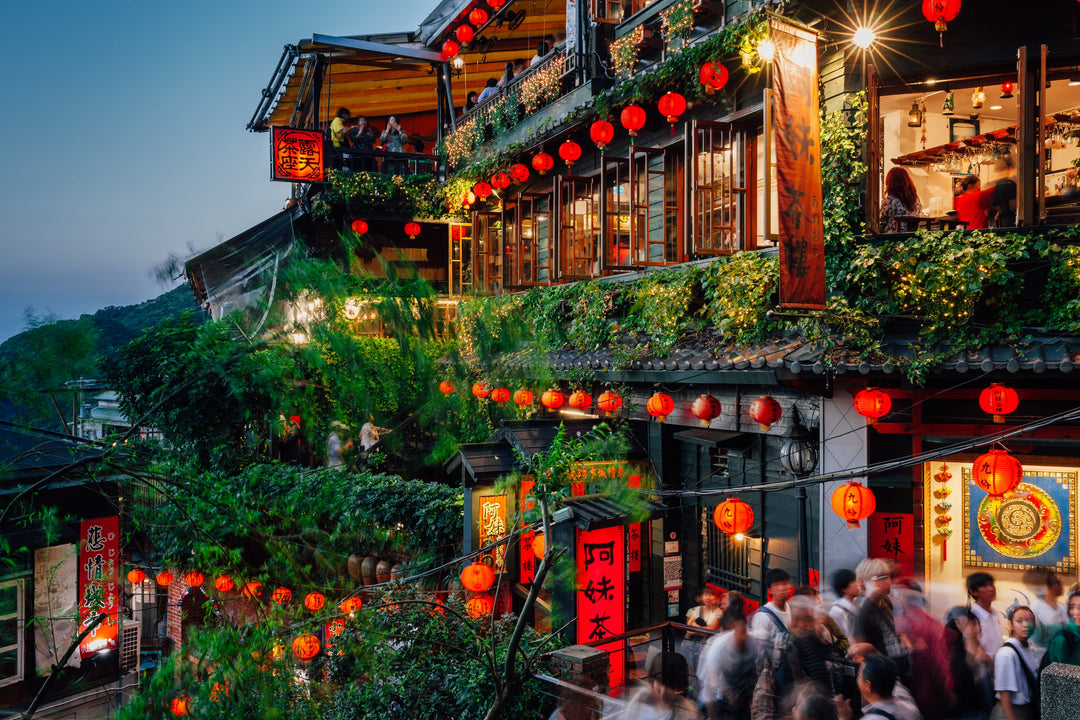 Das berühmte alte Teehaus in Jiufen, Taiwan