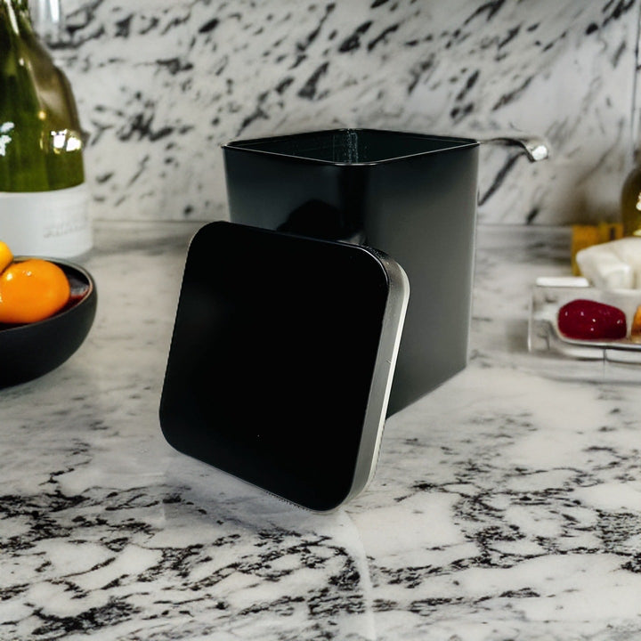 Teedose Solo Matt Schwarz 100g