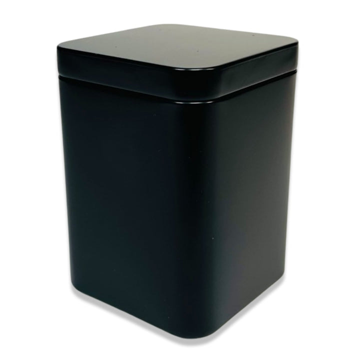 Teedose Solo Matt Schwarz 100g