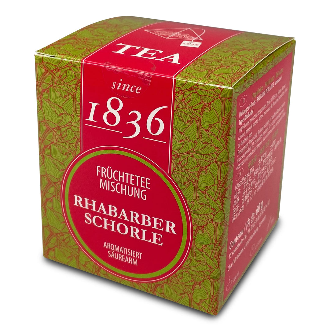 1836 Tea Früchtetee Rhabarberschorle