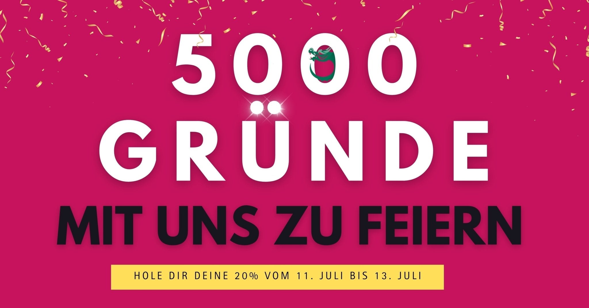 Du bist der Grund warum wir heute feiern - 20% nur für dich 💚 - Nibelungentee