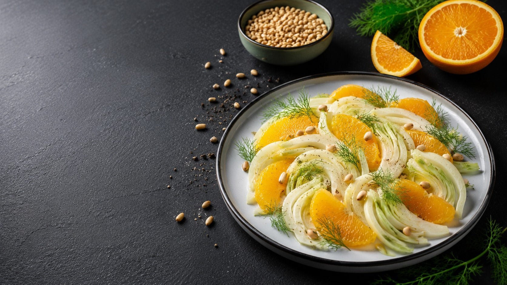 Fruchtiger Fenchel-Orangen-Salat mit Teedressing - Nibelungentee