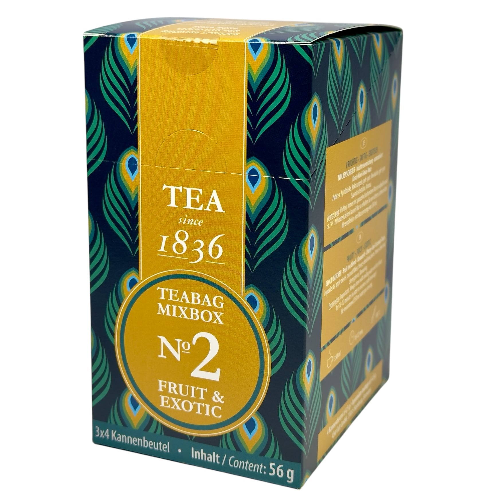 1836 Tea Mixbox Fruit & Exotic - Pyramiden-Teebeutel – Nibelungentee