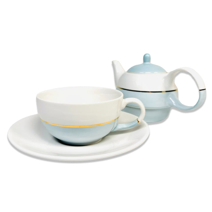 Tea-for-One Set Lieske Blau