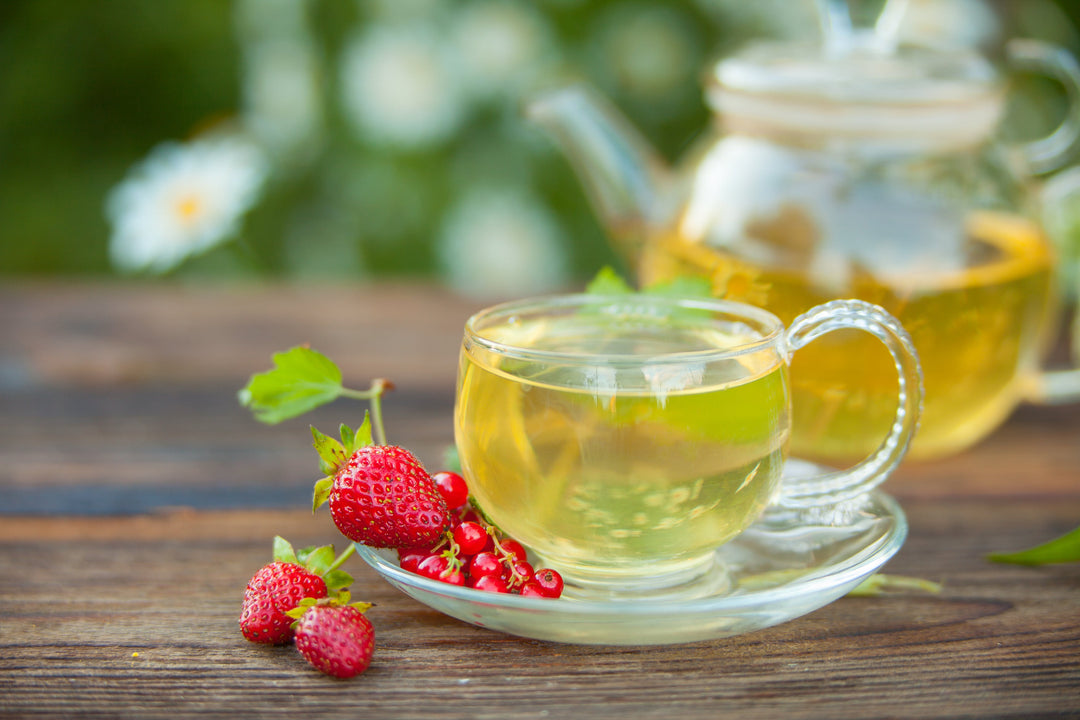 Die perfekte Tasse aromatisierter Grüntee