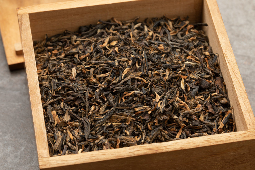 chinesischer Mao Feng-Tee als Tee-Zutat
