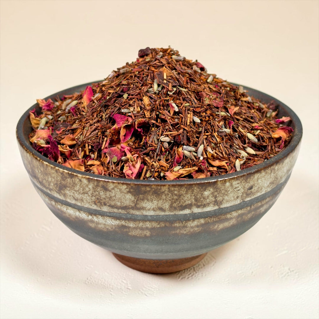 Rooibos Typ Rotwein-Lavendel-Creme