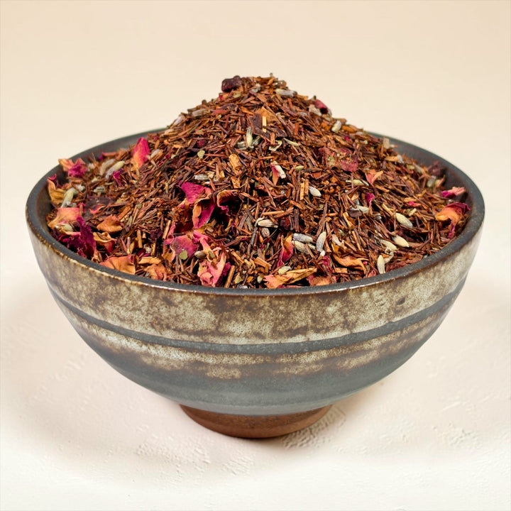 Rooibos Typ Rotwein-Lavendel-Creme