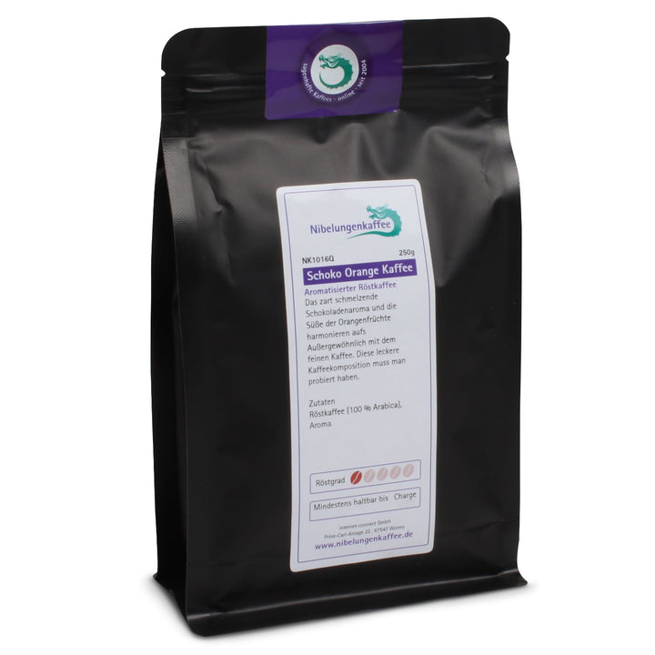 Schoko Orange Kaffee