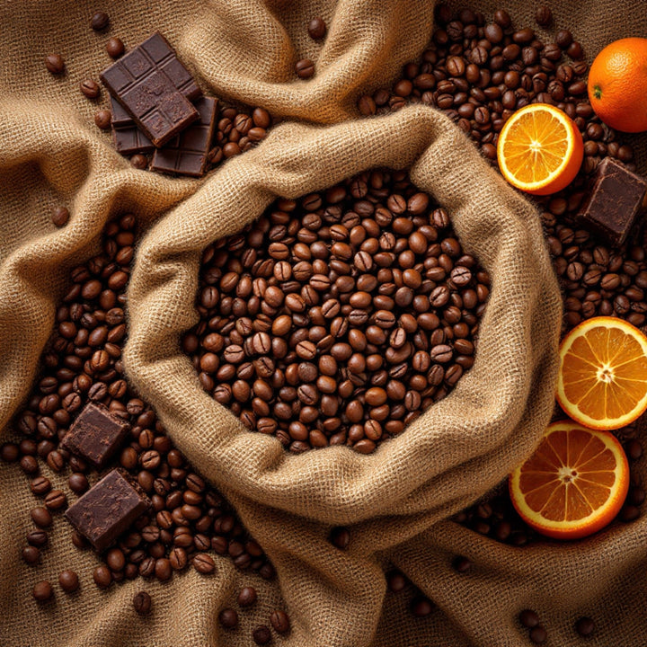 Schoko Orange Kaffee