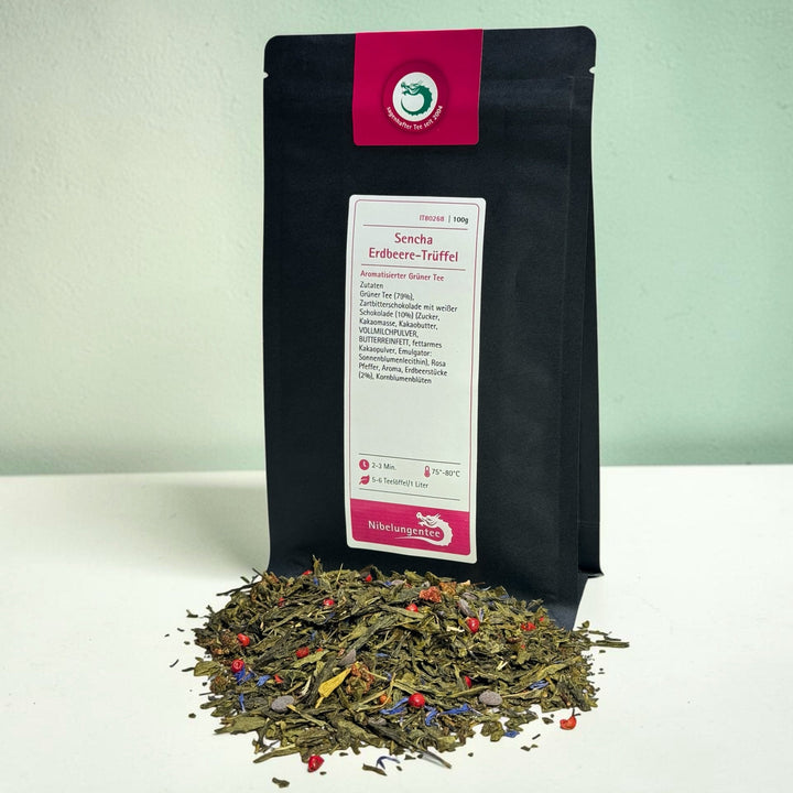 Sencha Erdbeere-Trüffel