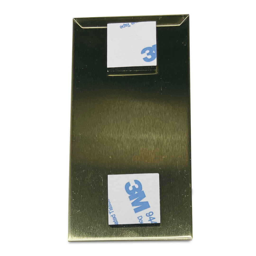 Teedosen Schilderhalter Gold