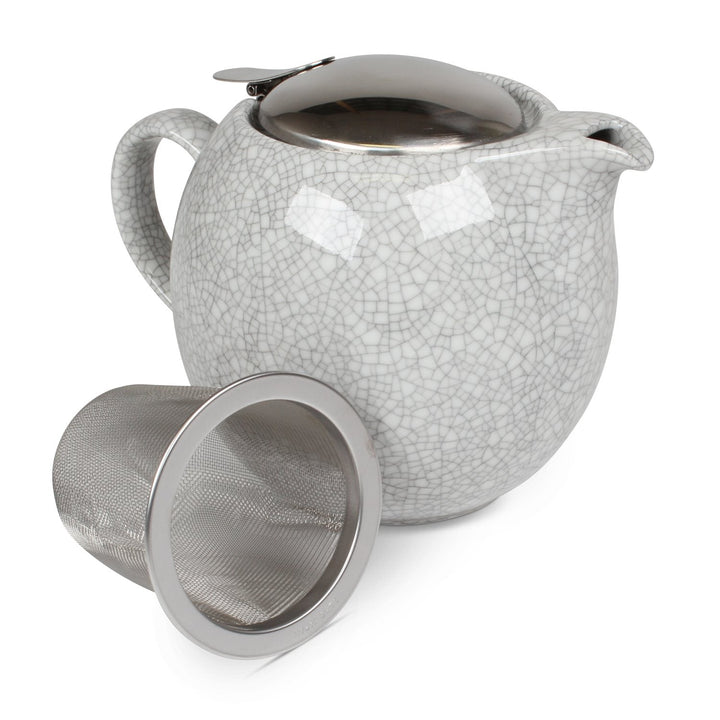 Teekanne Zero 680ml Crackle White