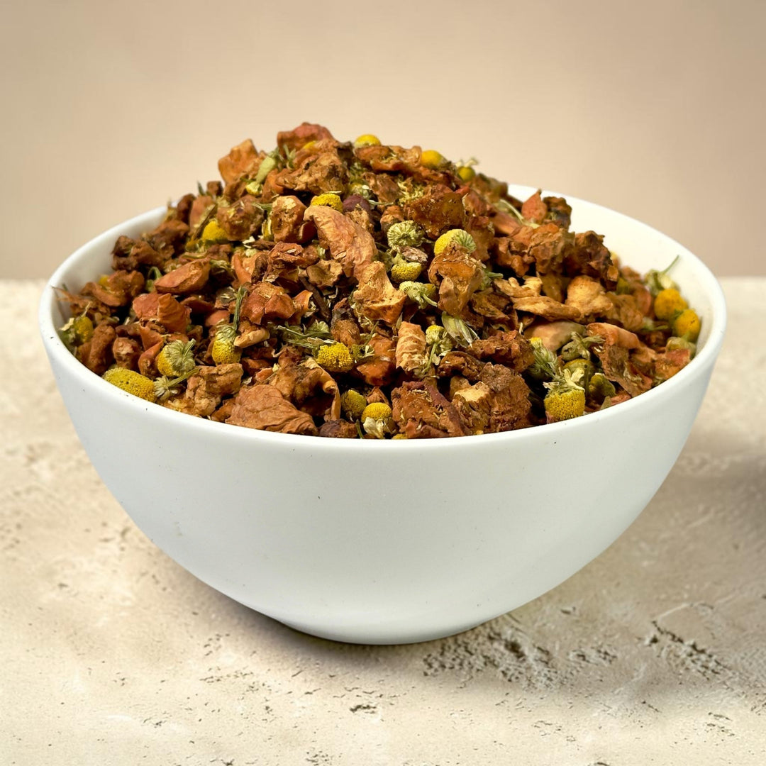 Zimtapfel mit Kamille