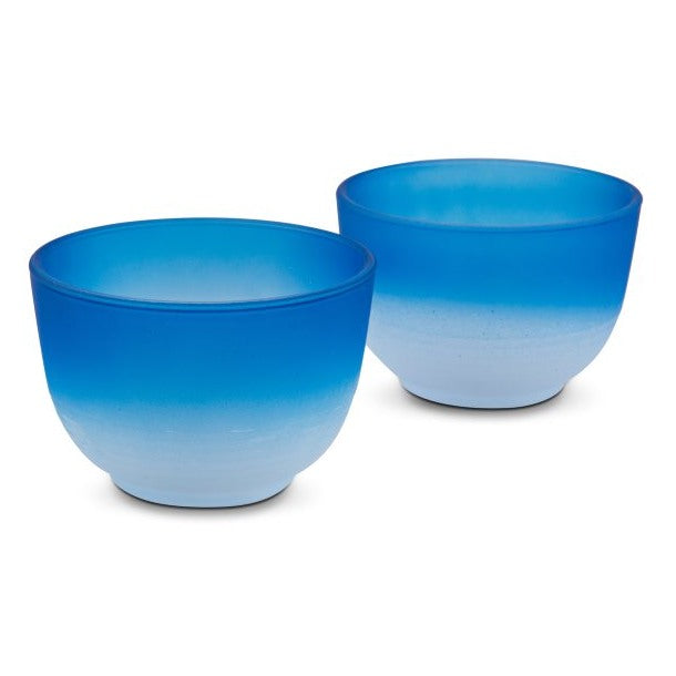 Glas Teacup Iruma 2er-Set blau
