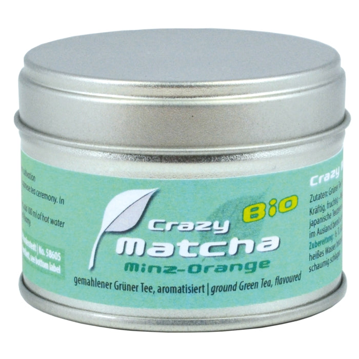 Crazy Matcha Minze-Orange Bio 30g Dose