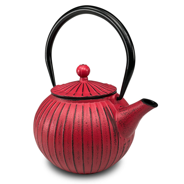 Gusseisen Teekanne Panpukin Rot 0,8 Liter